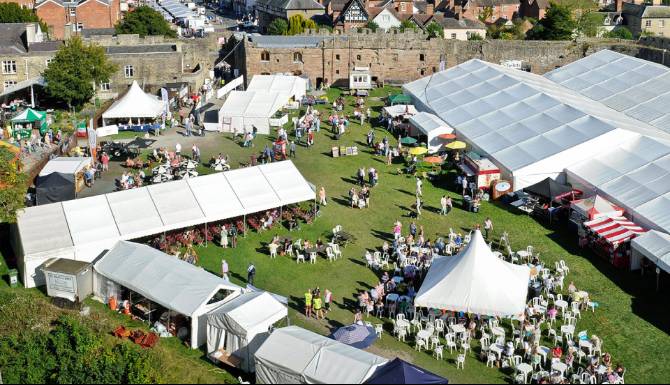 Ludlow Food Festival Top View