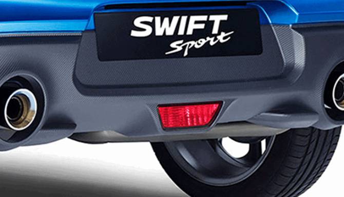 Swift sport rear