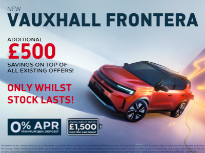 Unlock £500 Extra Savings on Vauxhall Frontera – Limited Time Only!
